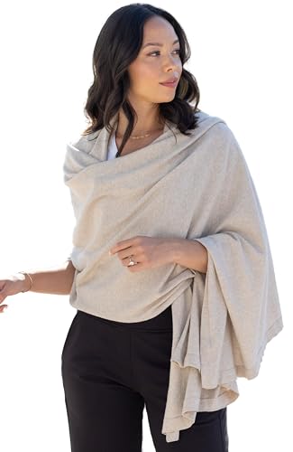 zestt Women's Organic Cotton Dreamsoft Travel Scarf Wrap