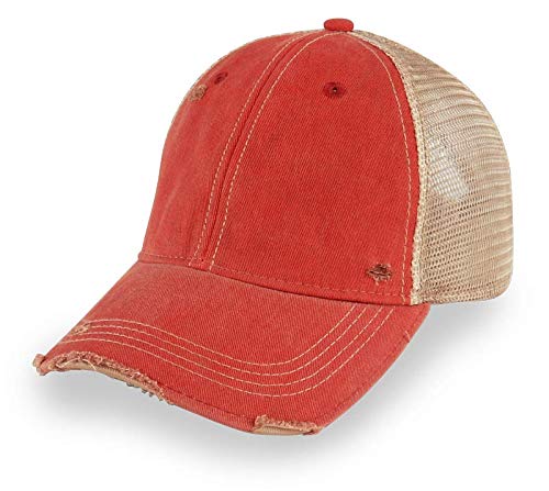 YPO Rhino Vintage Distressed Mesh Back Snapback Cap