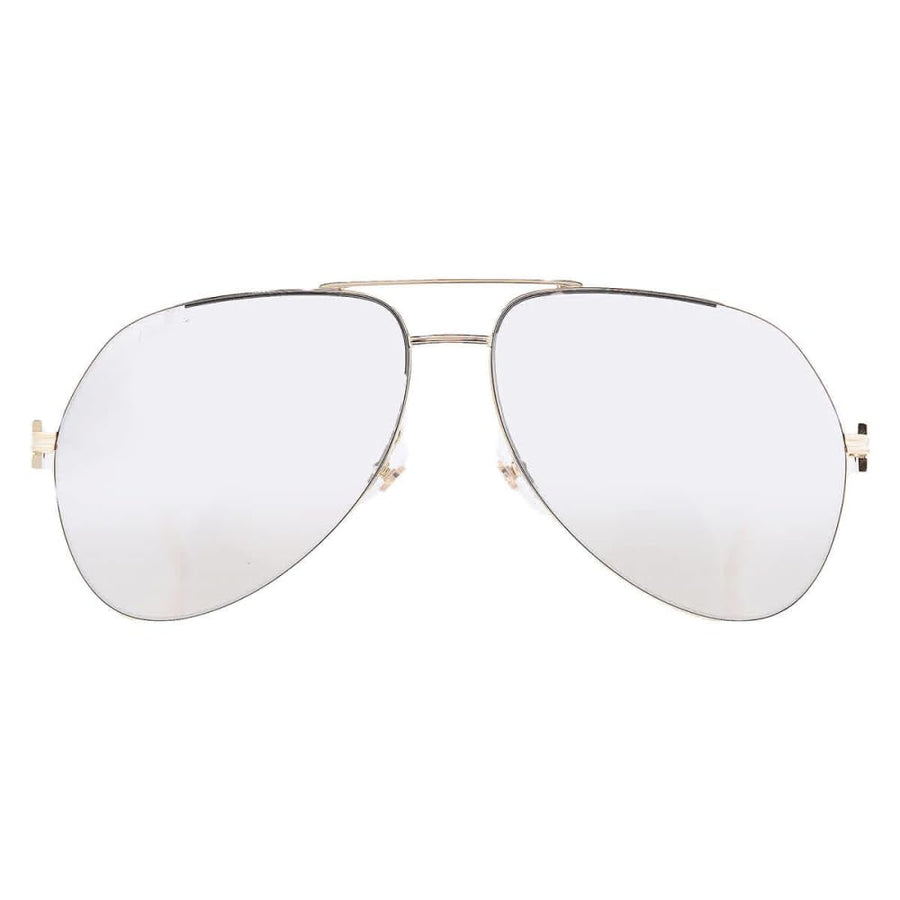 Cartier Premiere de Gold Mirror Pilot Sunglasses CT0110S
