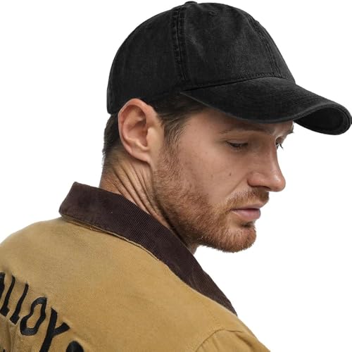 6Pack Unisex Vintage Washed Cotton Baseball Cap Soft Unconstructed Plain Blank Adjustable Size Dad Hat