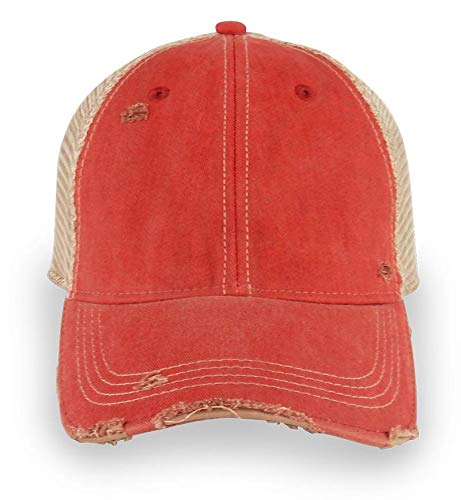 YPO Rhino Vintage Distressed Mesh Back Snapback Cap