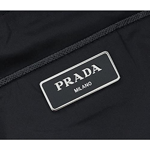 Prada Black Tessuto Nylon Convertible Shopping Tote Shoulder Bag New