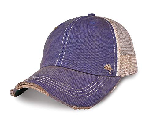 YPO Rhino Vintage Distressed Mesh Back Snapback Cap