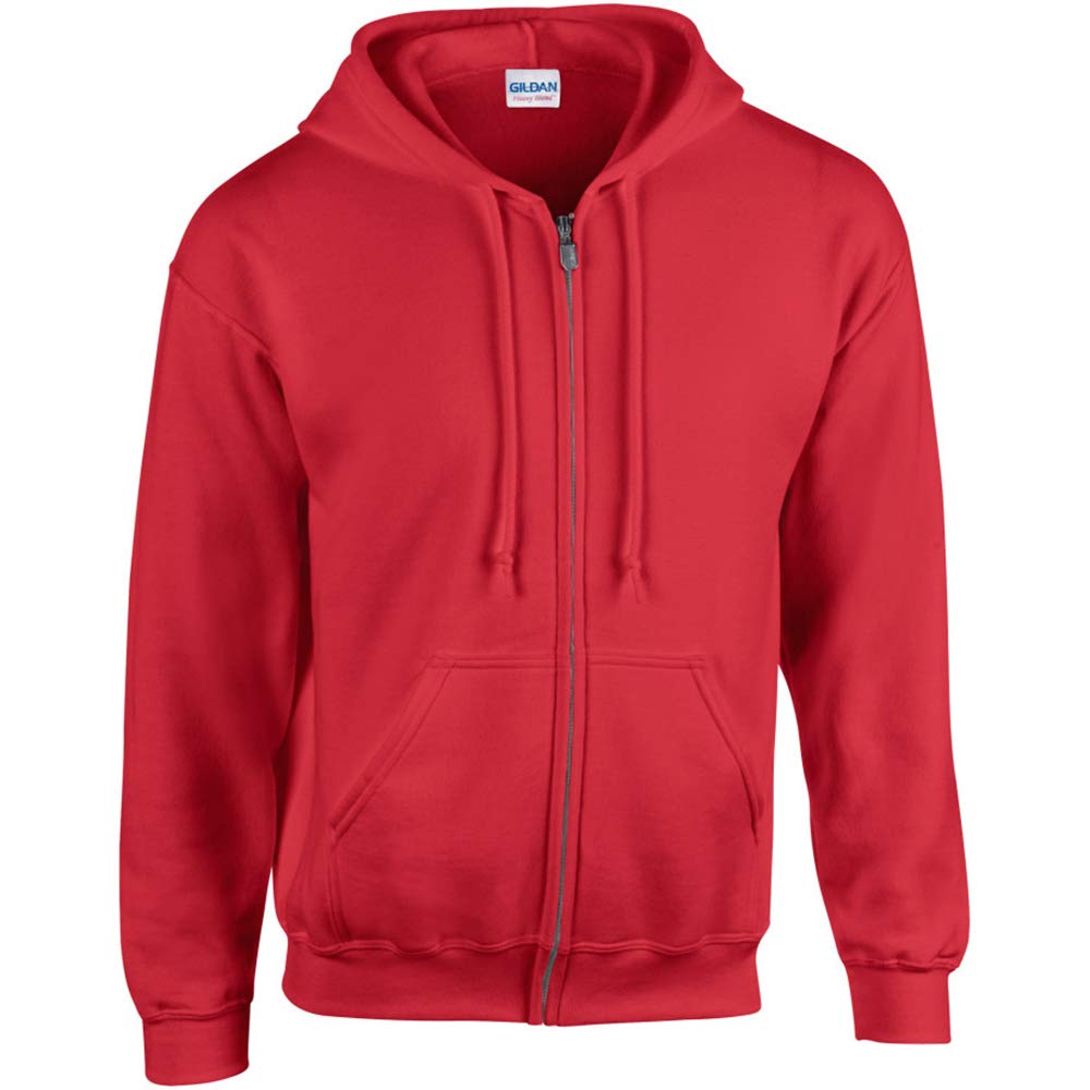 Gildan Unisex Fleece Zip Hoodie Sweatshirt Multipack