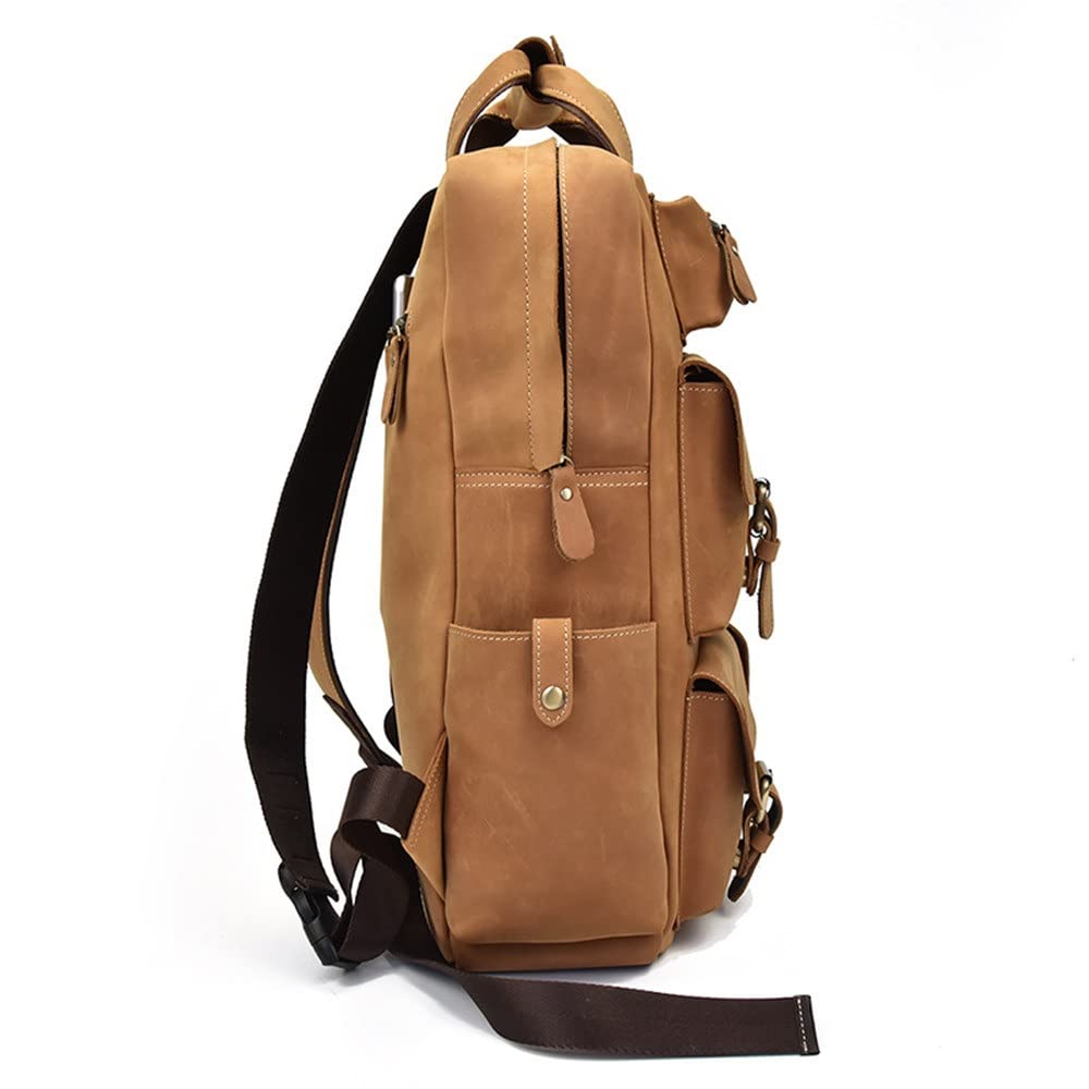 1pcs Large Capacity Men's Backpack Retro Travel Bag Mountaineering Men