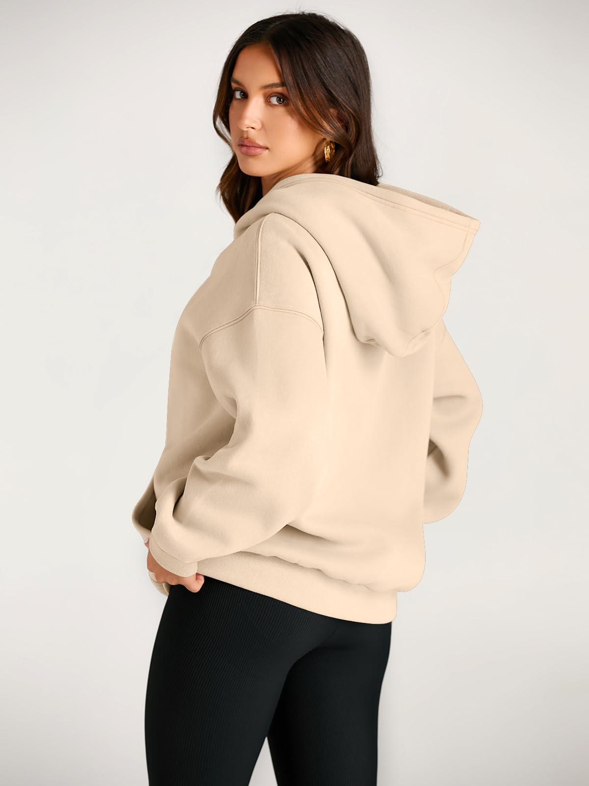 EFAN Women's Hoodies Oversized Sweatshirt Comfort Fleece Sweaters