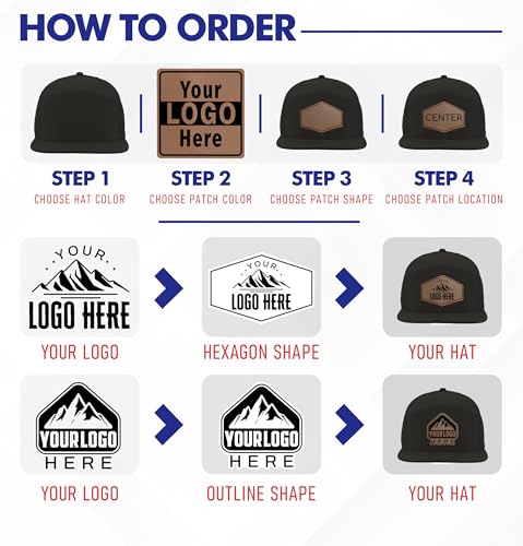 Personalized Logo Patch Trucker Baseball Cap for Men and Women