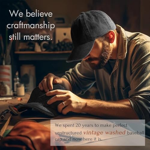 6Pack Unisex Vintage Washed Cotton Baseball Cap Soft Unconstructed Plain Blank Adjustable Size Dad Hat