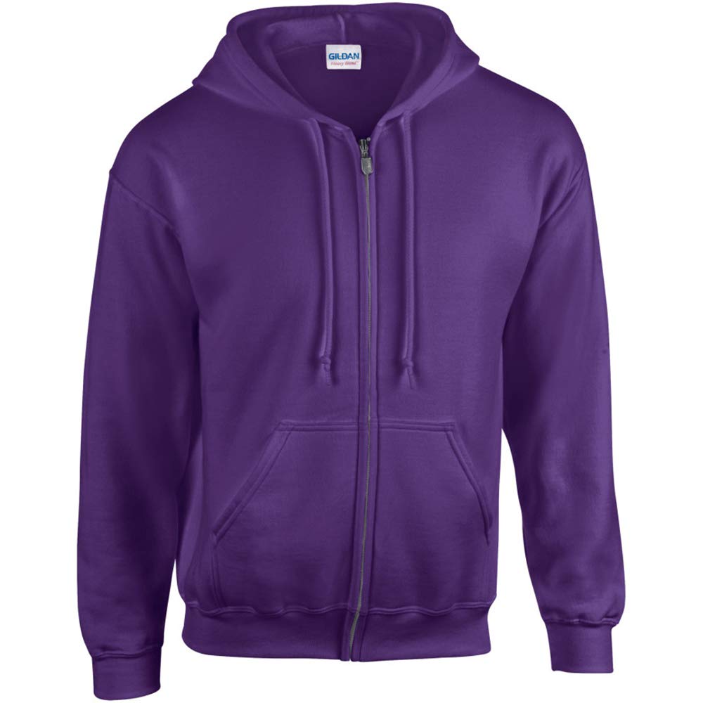 Gildan Unisex Fleece Zip Hoodie Sweatshirt Multipack