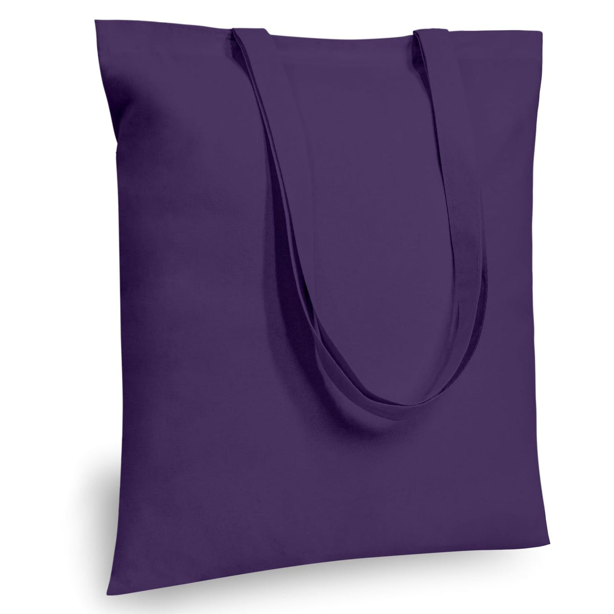 TOPDesign Cotton Tote Bags, Lightweight Medium Reusable Grocery Cloth Bags, for DIY, Advertising, Promotion, Gift, Activity