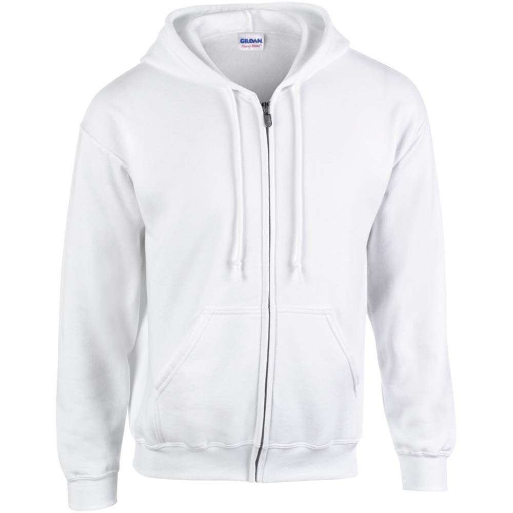 Gildan Unisex Fleece Zip Hoodie Sweatshirt Multipack