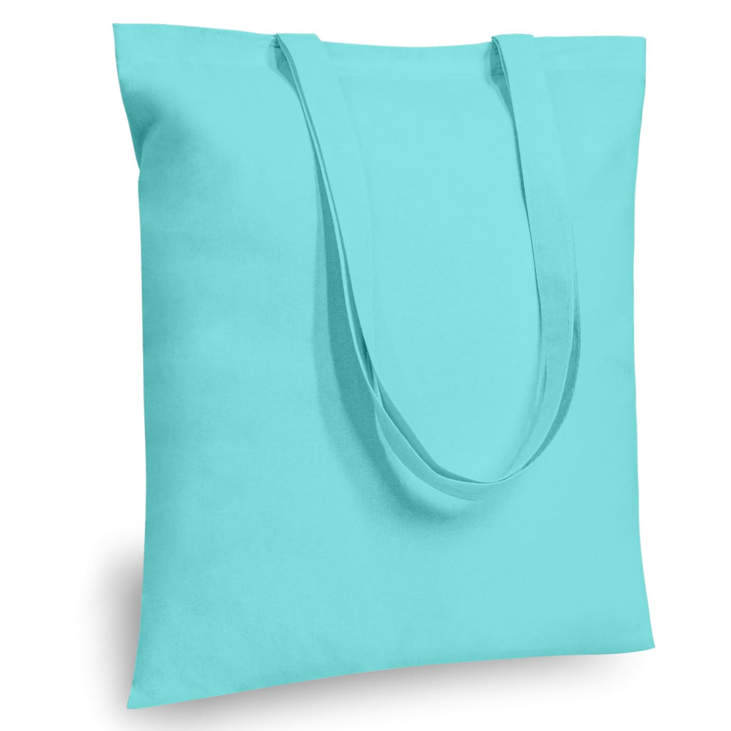 TOPDesign Cotton Tote Bags, Lightweight Medium Reusable Grocery Cloth Bags, for DIY, Advertising, Promotion, Gift, Activity