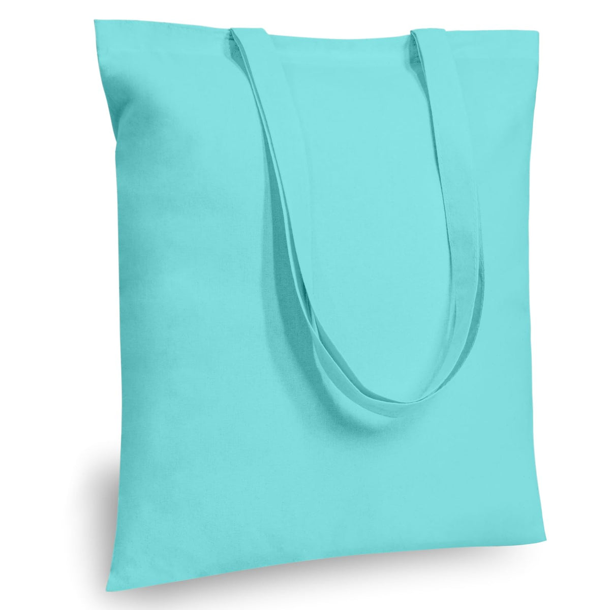 TOPDesign Cotton Tote Bags, Lightweight Medium Reusable Grocery Cloth Bags, for DIY, Advertising, Promotion, Gift, Activity