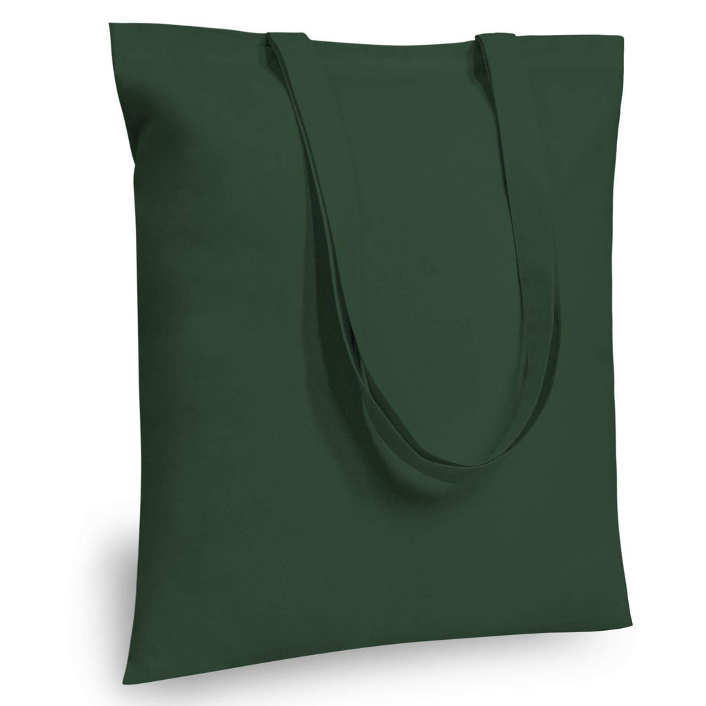 TOPDesign Cotton Tote Bags, Lightweight Medium Reusable Grocery Cloth Bags, for DIY, Advertising, Promotion, Gift, Activity