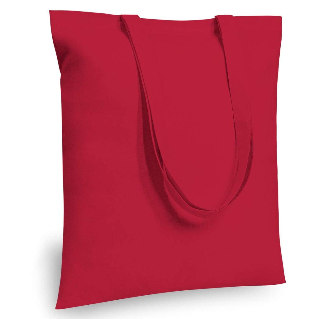 TOPDesign Cotton Tote Bags, Lightweight Medium Reusable Grocery Cloth Bags, for DIY, Advertising, Promotion, Gift, Activity