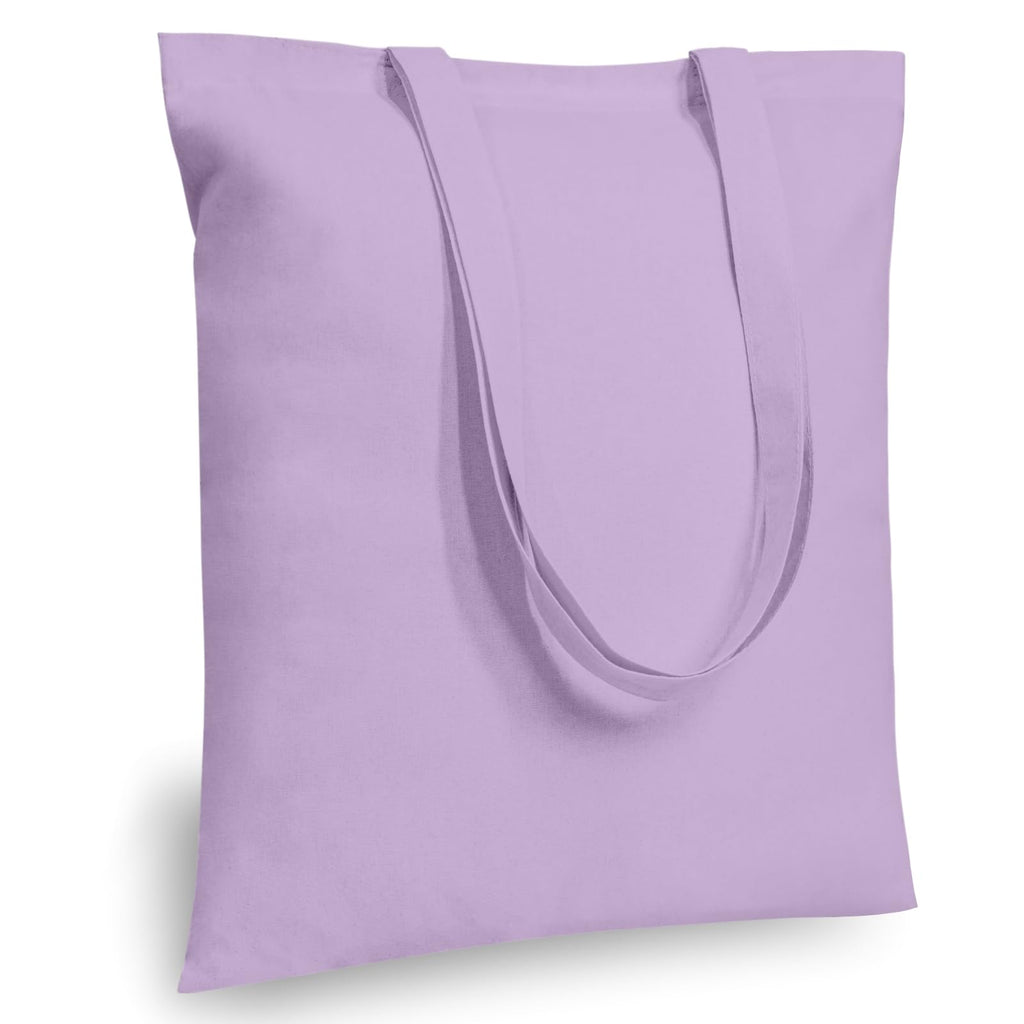 TOPDesign Cotton Tote Bags, Lightweight Medium Reusable Grocery Cloth Bags, for DIY, Advertising, Promotion, Gift, Activity