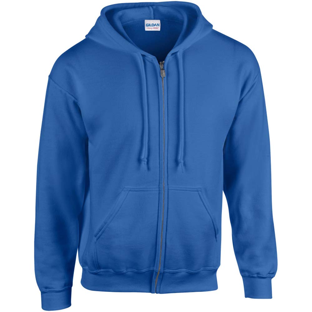 Gildan Unisex Fleece Zip Hoodie Sweatshirt Multipack