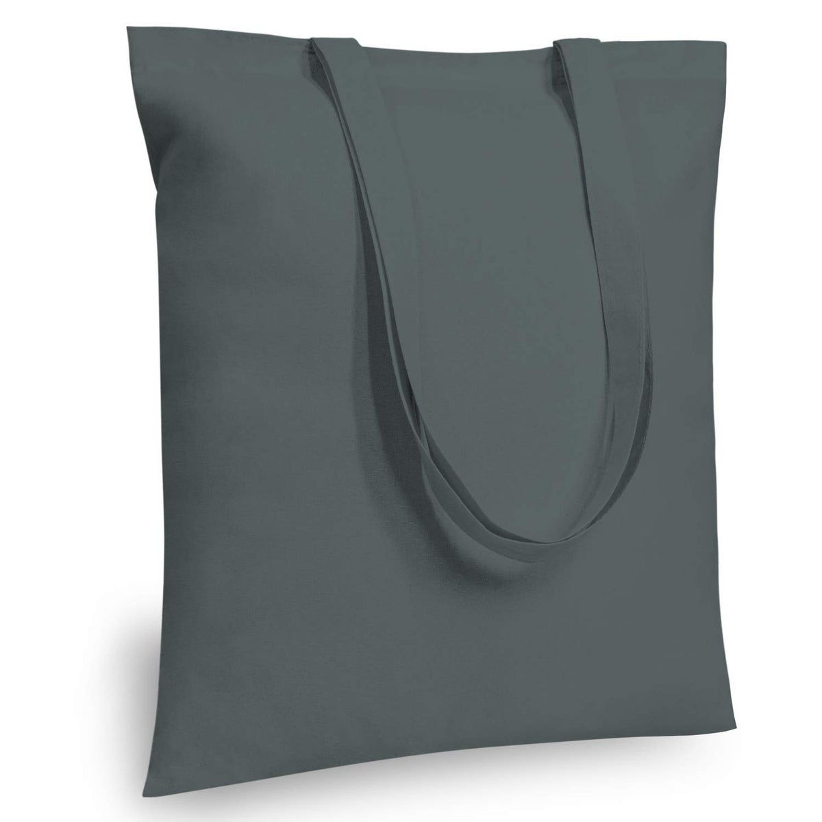 TOPDesign Cotton Tote Bags, Lightweight Medium Reusable Grocery Cloth Bags, for DIY, Advertising, Promotion, Gift, Activity