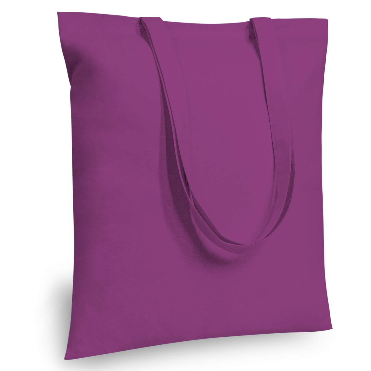 TOPDesign Cotton Tote Bags, Lightweight Medium Reusable Grocery Cloth Bags, for DIY, Advertising, Promotion, Gift, Activity