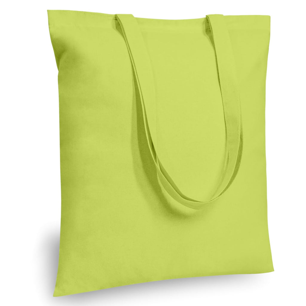 TOPDesign Cotton Tote Bags, Lightweight Medium Reusable Grocery Cloth Bags, for DIY, Advertising, Promotion, Gift, Activity