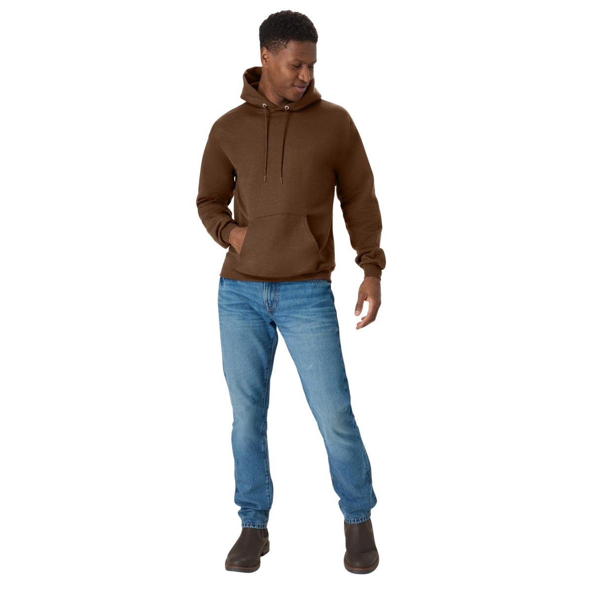 Hanes Men's Hoodie - EcoSmart Fleece Hooded Sweatshirt for Men & Women - Midweight Fleece - Big & Tall Available