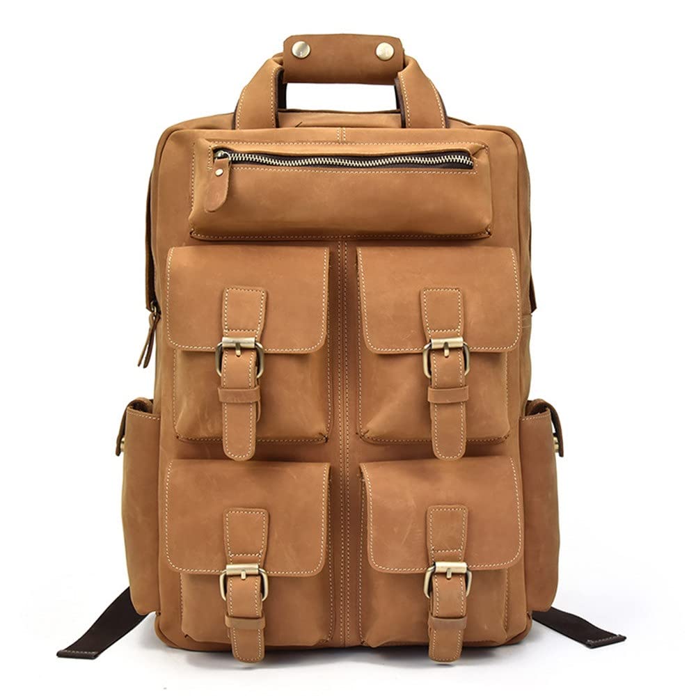 1pcs Large Capacity Men's Backpack Retro Travel Bag Mountaineering Men