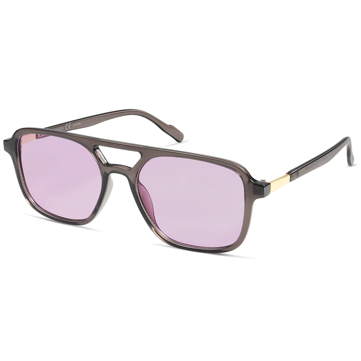 SOJOS Retro Aviator Rectangle Sunglasses for Men and Women