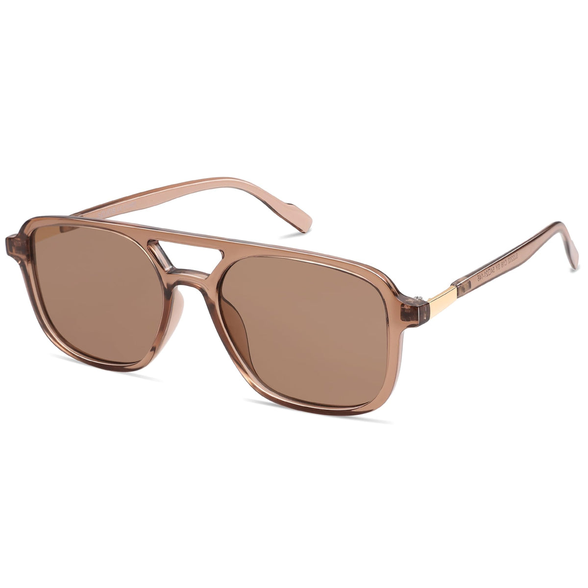 SOJOS Retro Aviator Rectangle Sunglasses for Men and Women