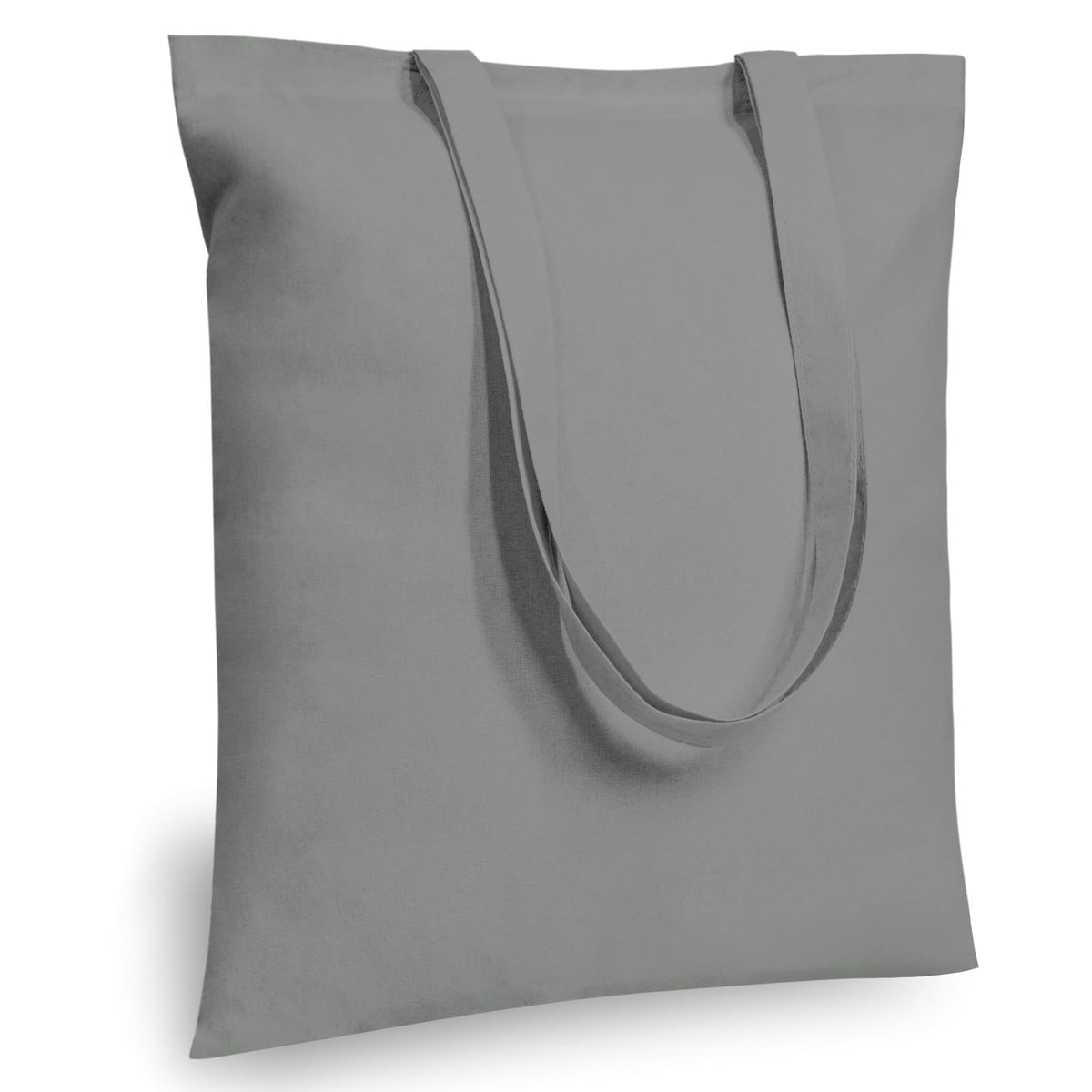 TOPDesign Cotton Tote Bags, Lightweight Medium Reusable Grocery Cloth Bags, for DIY, Advertising, Promotion, Gift, Activity
