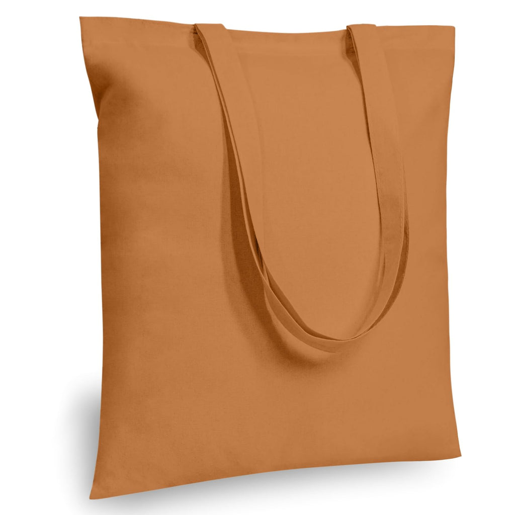 TOPDesign Cotton Tote Bags, Lightweight Medium Reusable Grocery Cloth Bags, for DIY, Advertising, Promotion, Gift, Activity