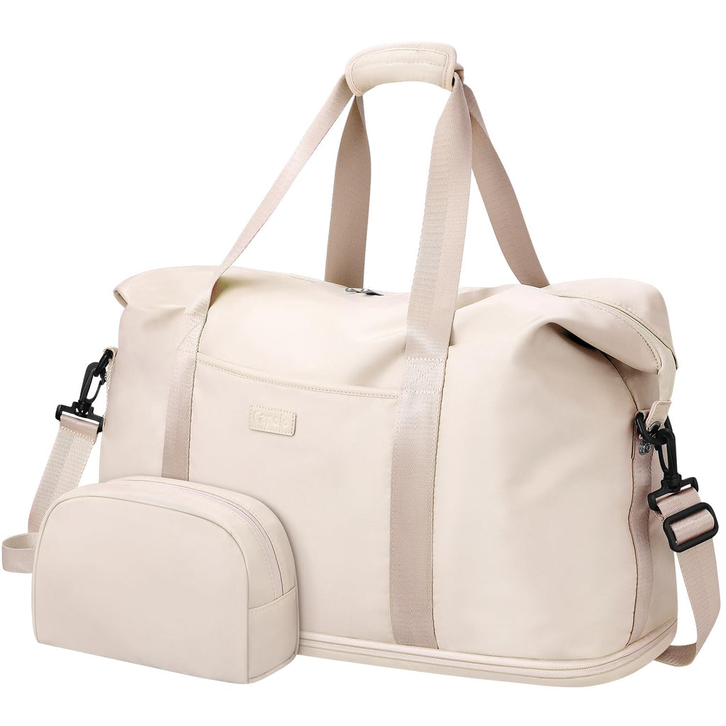 Capolo Expandable Travel Duffle Bag Weekender Overnight Bags for Women Men