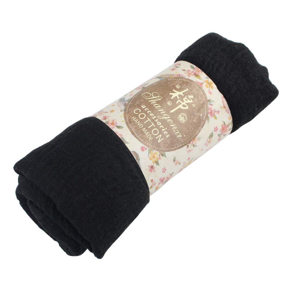 Women's Cotton Blend Crinkle Linen Beach Scarf Wrap