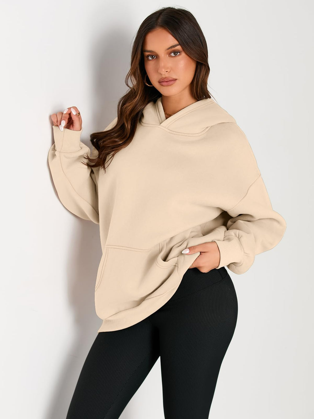 EFAN Women's Hoodies Oversized Sweatshirt Comfort Fleece Sweaters