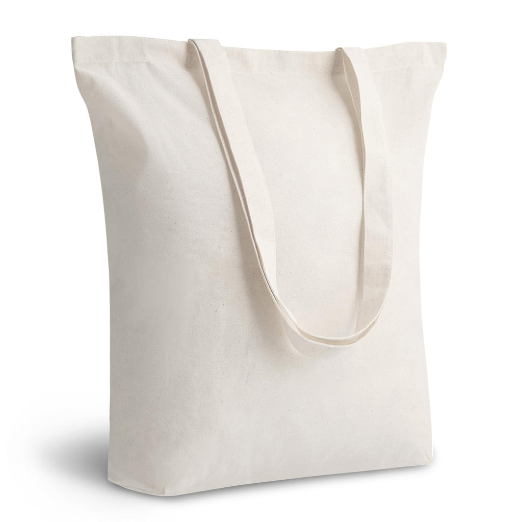 TOPDesign Cotton Tote Bags, Lightweight Medium Reusable Grocery Cloth Bags, for DIY, Advertising, Promotion, Gift, Activity