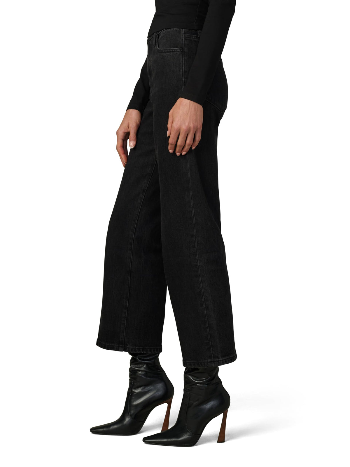 Joe's Womens The Blake High Rise Crop Wide Leg Jean