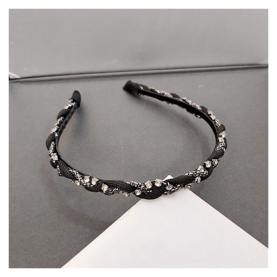 Women's Rhinestone Twist Chain Headband Hair Accessory