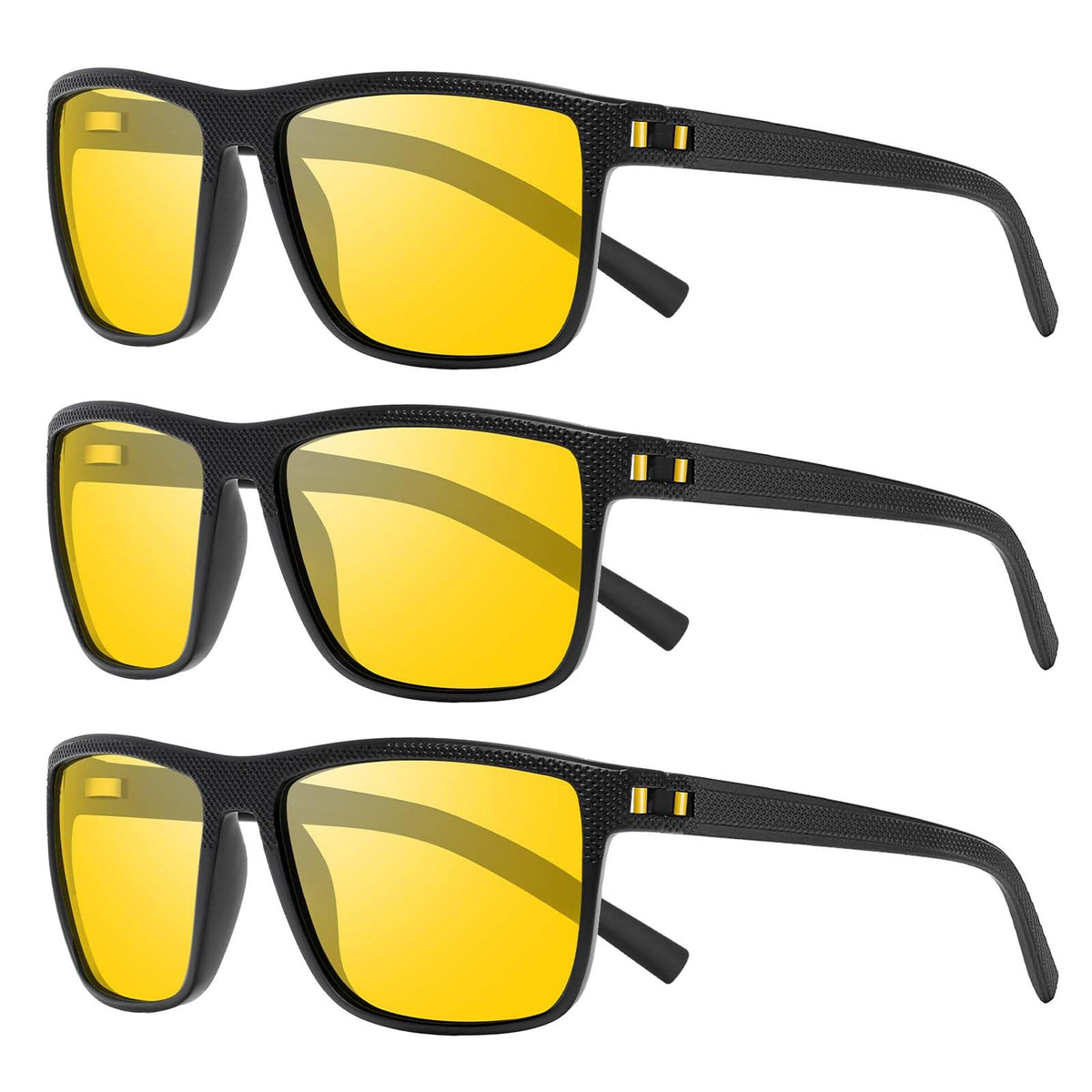 TURBOPEP Square Polarized UV Protection Sunglasses for Men and Women