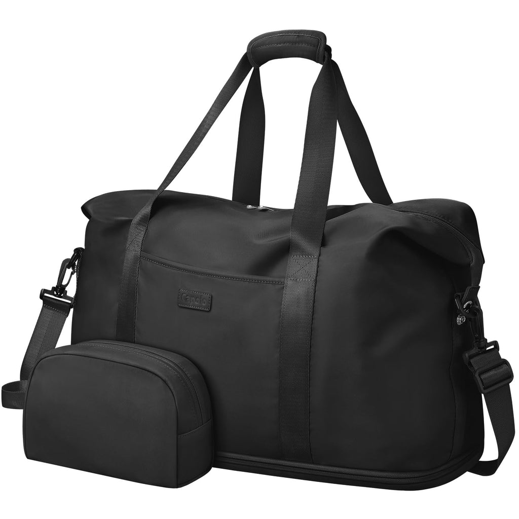 Capolo Expandable Travel Duffle Bag Weekender Overnight Bags for Women Men