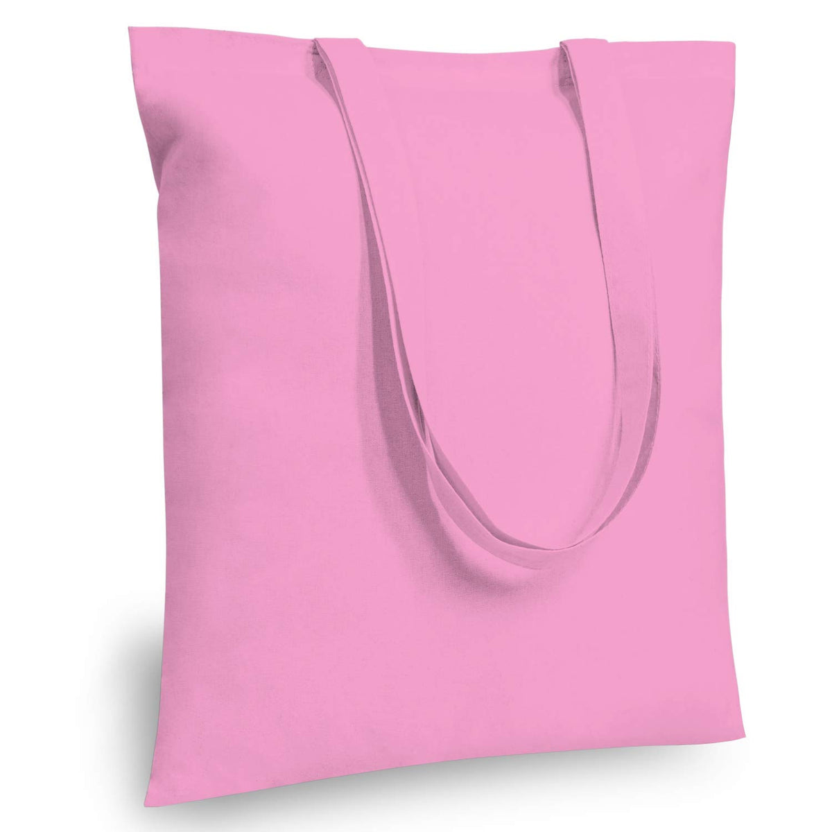 TOPDesign Cotton Tote Bags, Lightweight Medium Reusable Grocery Cloth Bags, for DIY, Advertising, Promotion, Gift, Activity