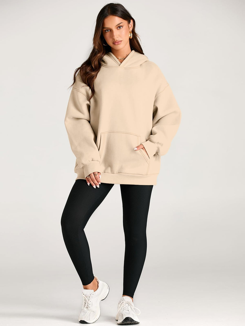 EFAN Women's Hoodies Oversized Sweatshirt Comfort Fleece Sweaters