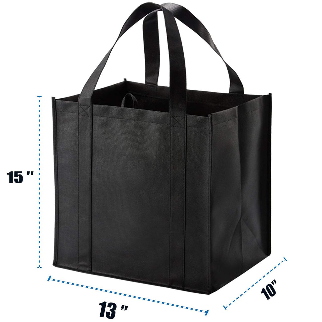 Set of 10 Reusable Grocery Bags Heavy Duty Shopping Bags Large Grocery Totes