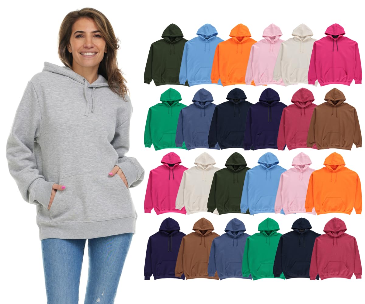 BILLIONHATS Women's Oversized Cotton Blend Hoodie Pack