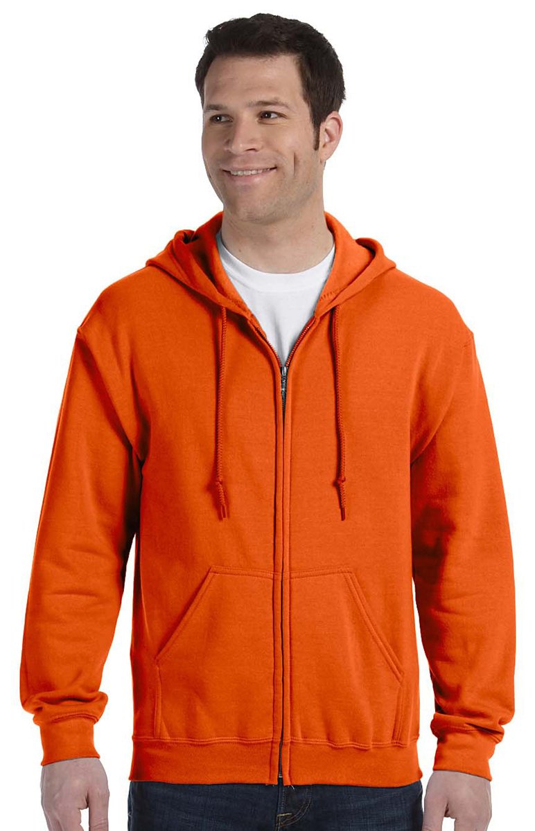 Gildan Unisex Fleece Zip Hoodie Sweatshirt Multipack
