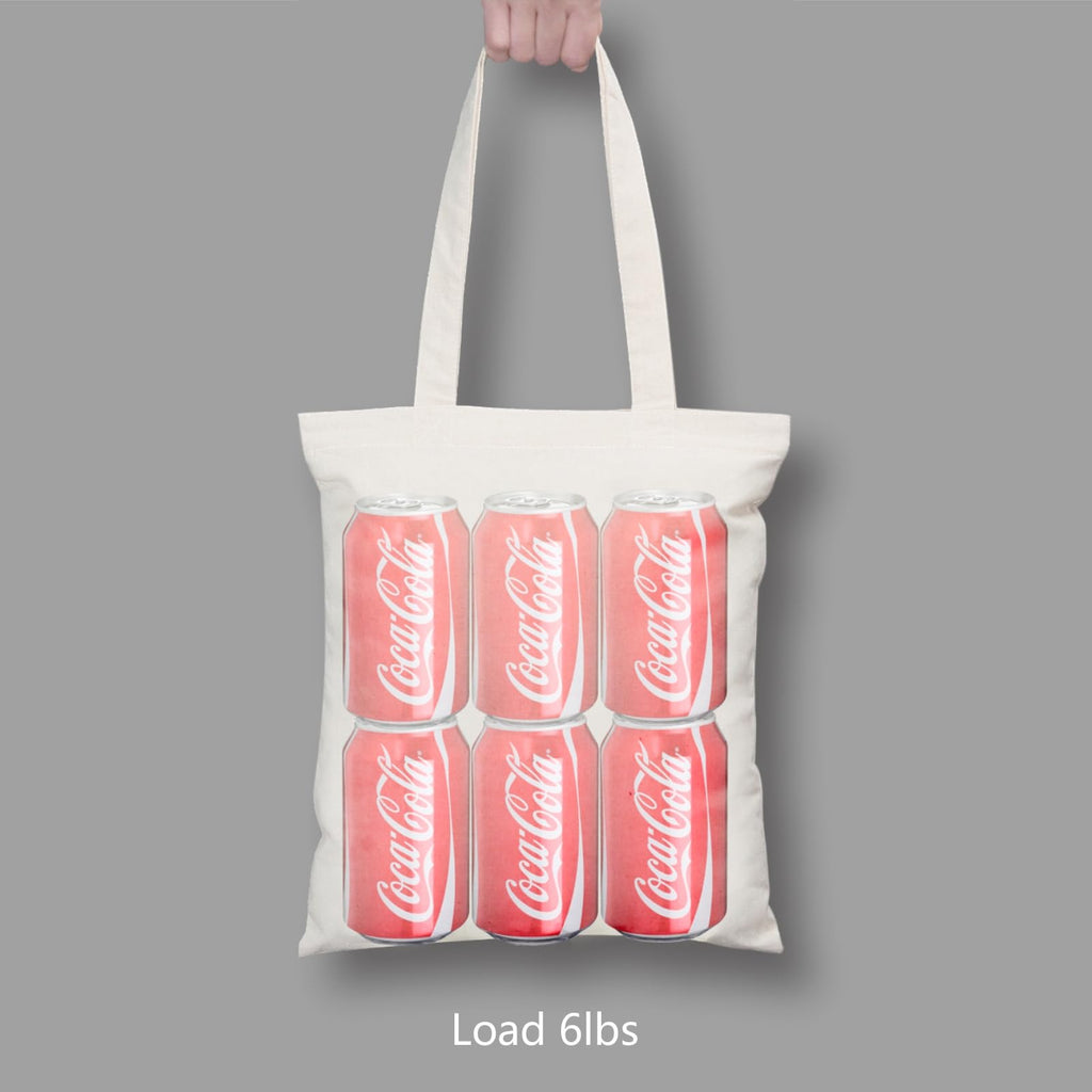TOPDesign Cotton Tote Bags, Lightweight Medium Reusable Grocery Cloth Bags, for DIY, Advertising, Promotion, Gift, Activity