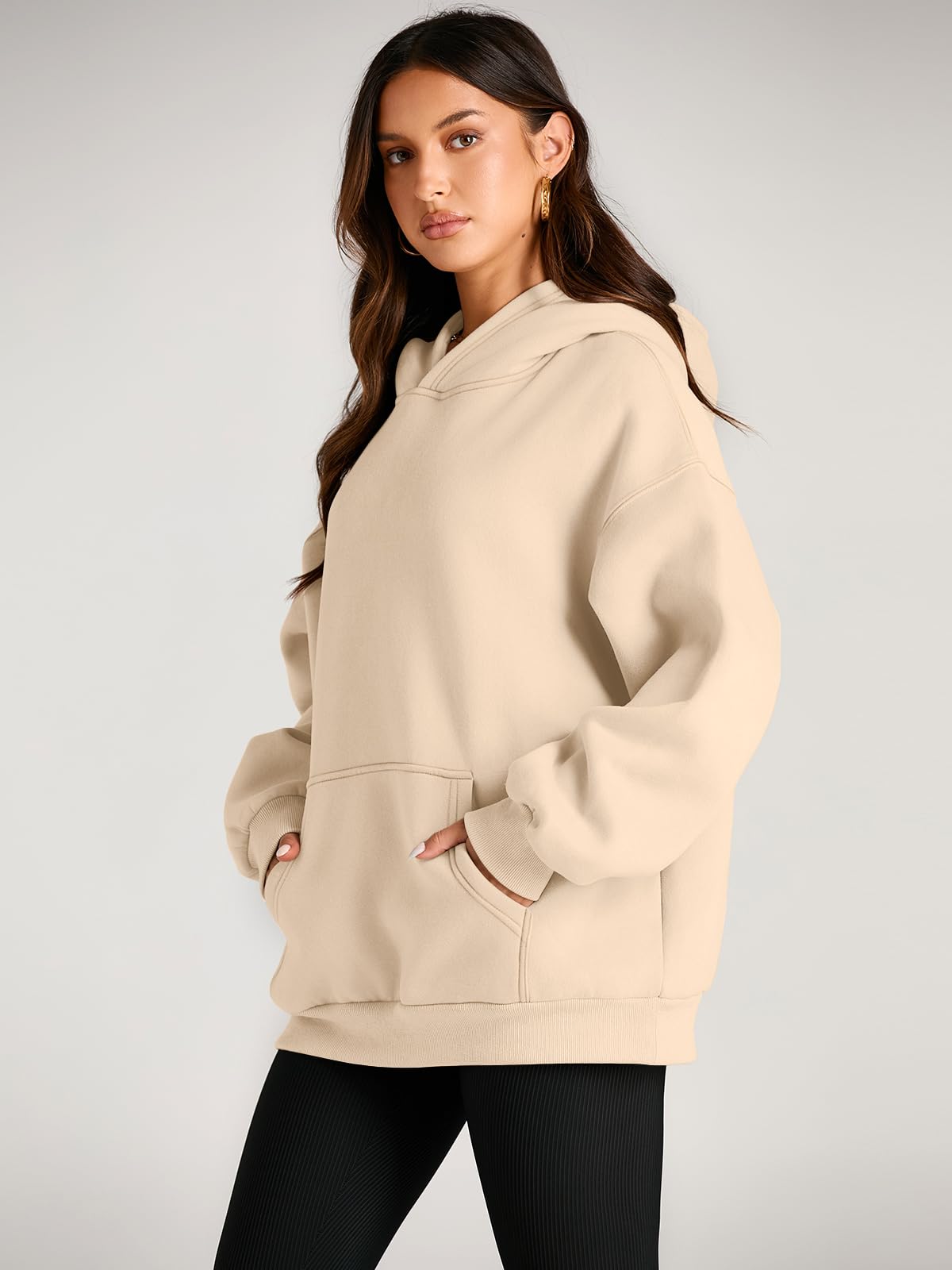 EFAN Women's Hoodies Oversized Sweatshirt Comfort Fleece Sweaters