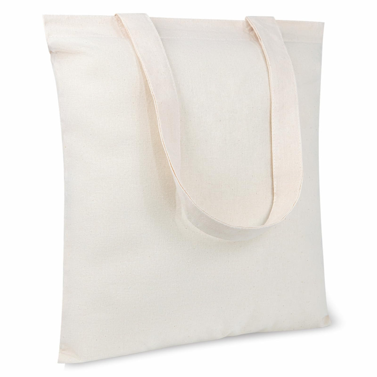 TOPDesign Cotton Tote Bags, Lightweight Medium Reusable Grocery Cloth Bags, for DIY, Advertising, Promotion, Gift, Activity