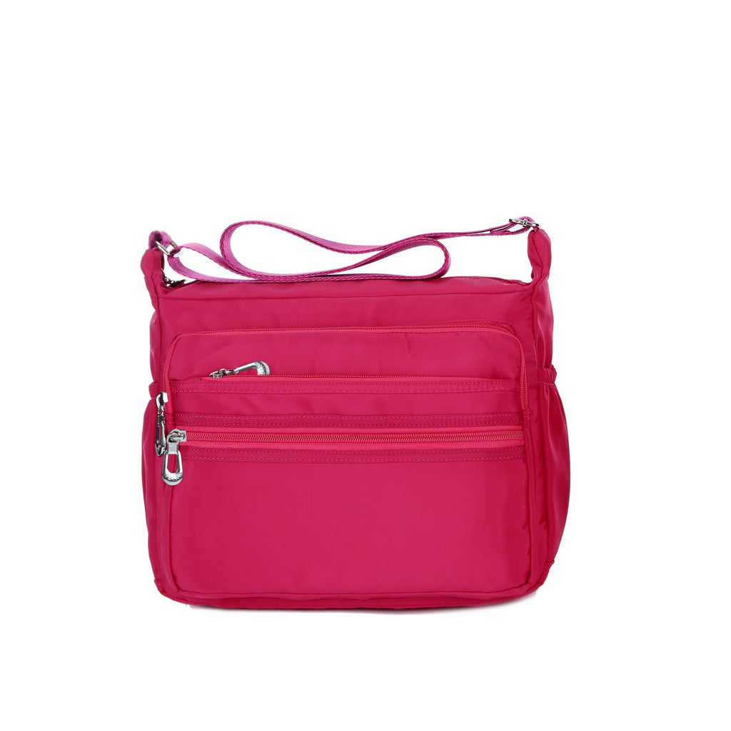 Crossbody Bag for Women Waterproof Shoulder Bag Multi Pockets Nylon Purse