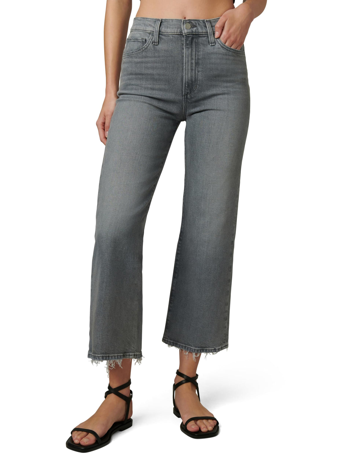 Joe's Womens The Blake High Rise Crop Wide Leg Jean