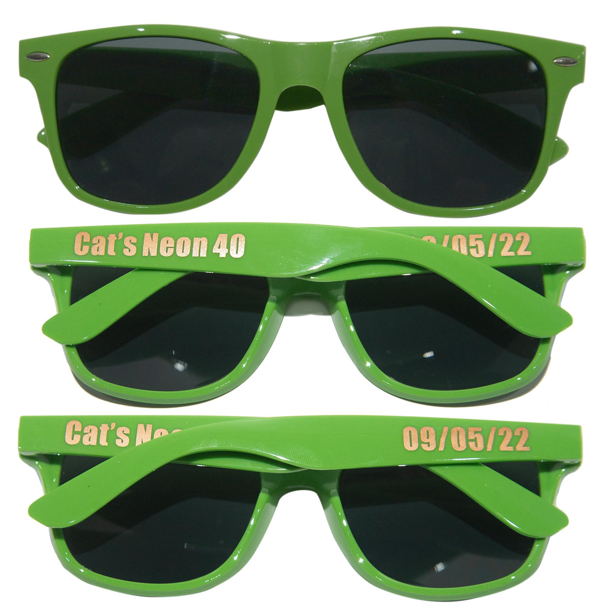 Personalized Custom Sunglasses for Weddings and Party Favors