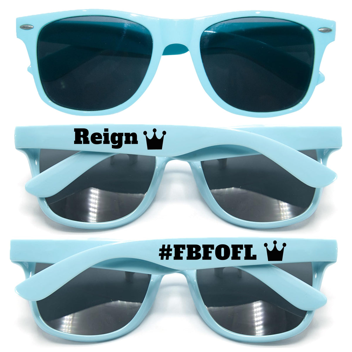 Personalized Custom Sunglasses for Weddings and Party Favors